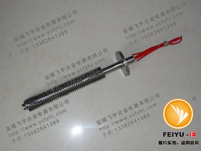 翅片式單頭電熱管實(shí)拍照片，盜用必究！